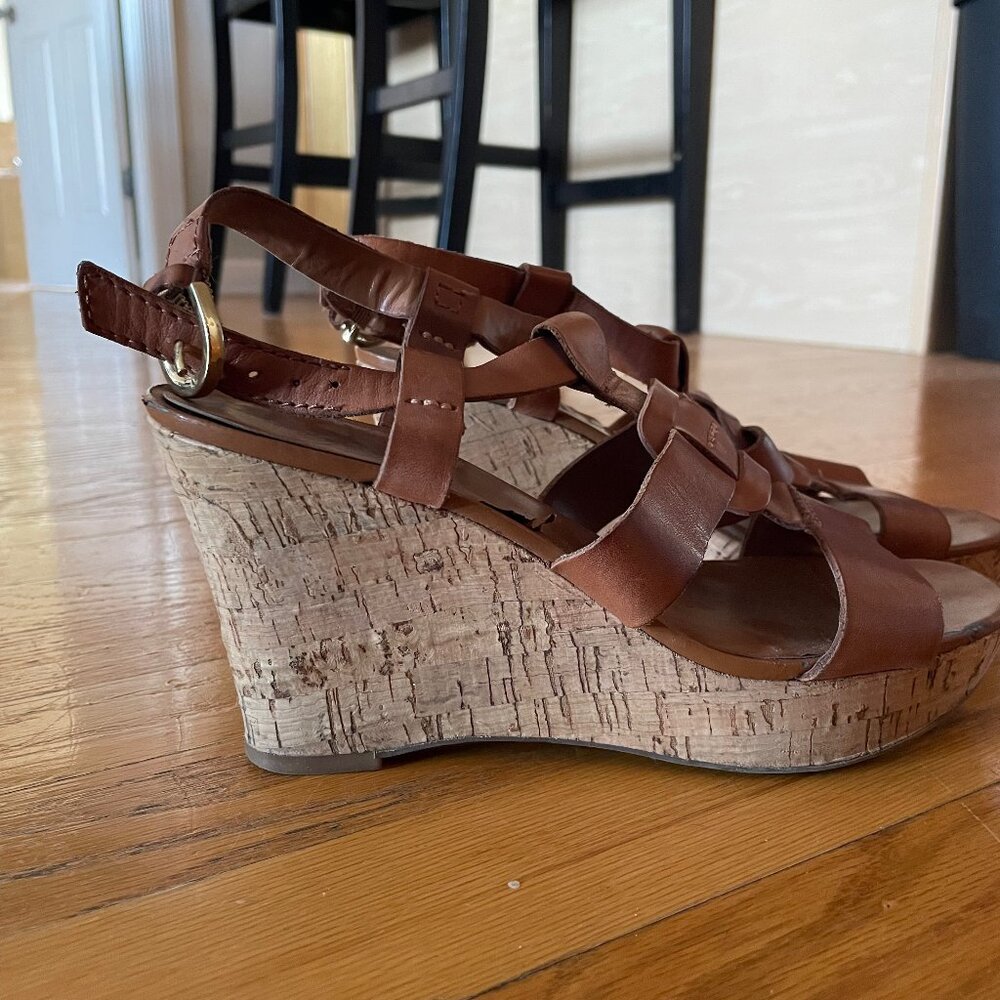 Franco Sarto Size 7.5 Cork Wedges